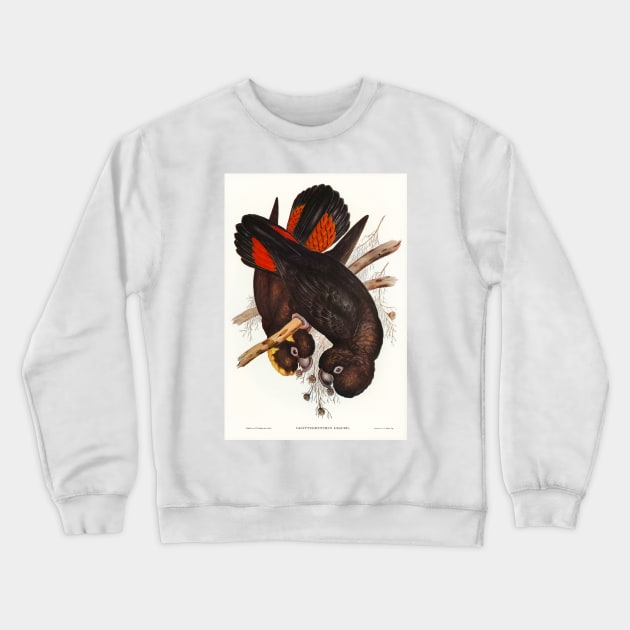 Leach's Cockatoo Crewneck Sweatshirt by WAITE-SMITH VINTAGE ART